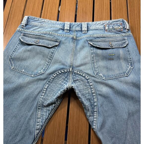 Diesel Industry Denim Jeans Straight Fit Men's Size 38x32 MADE IN ITALY - Picture 5 of 16